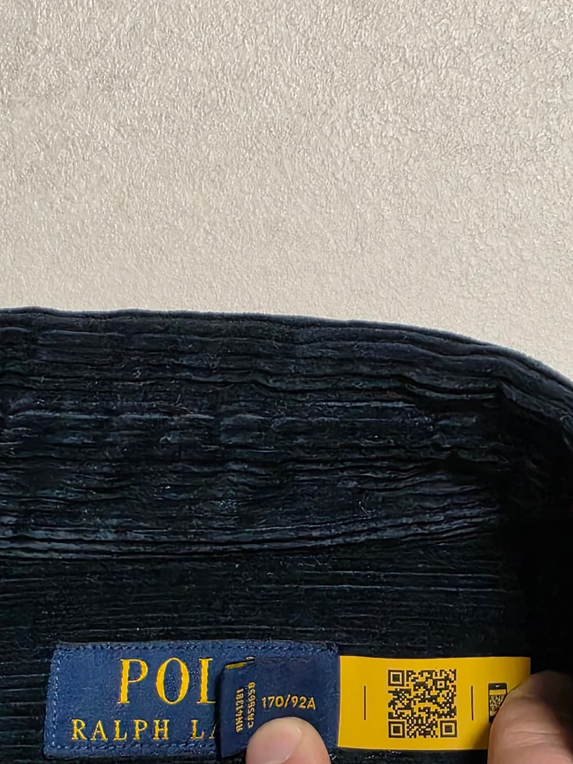 폴로 랄프로렌 코듀로이 셔츠 자켓 블랙 S 상품이미지4