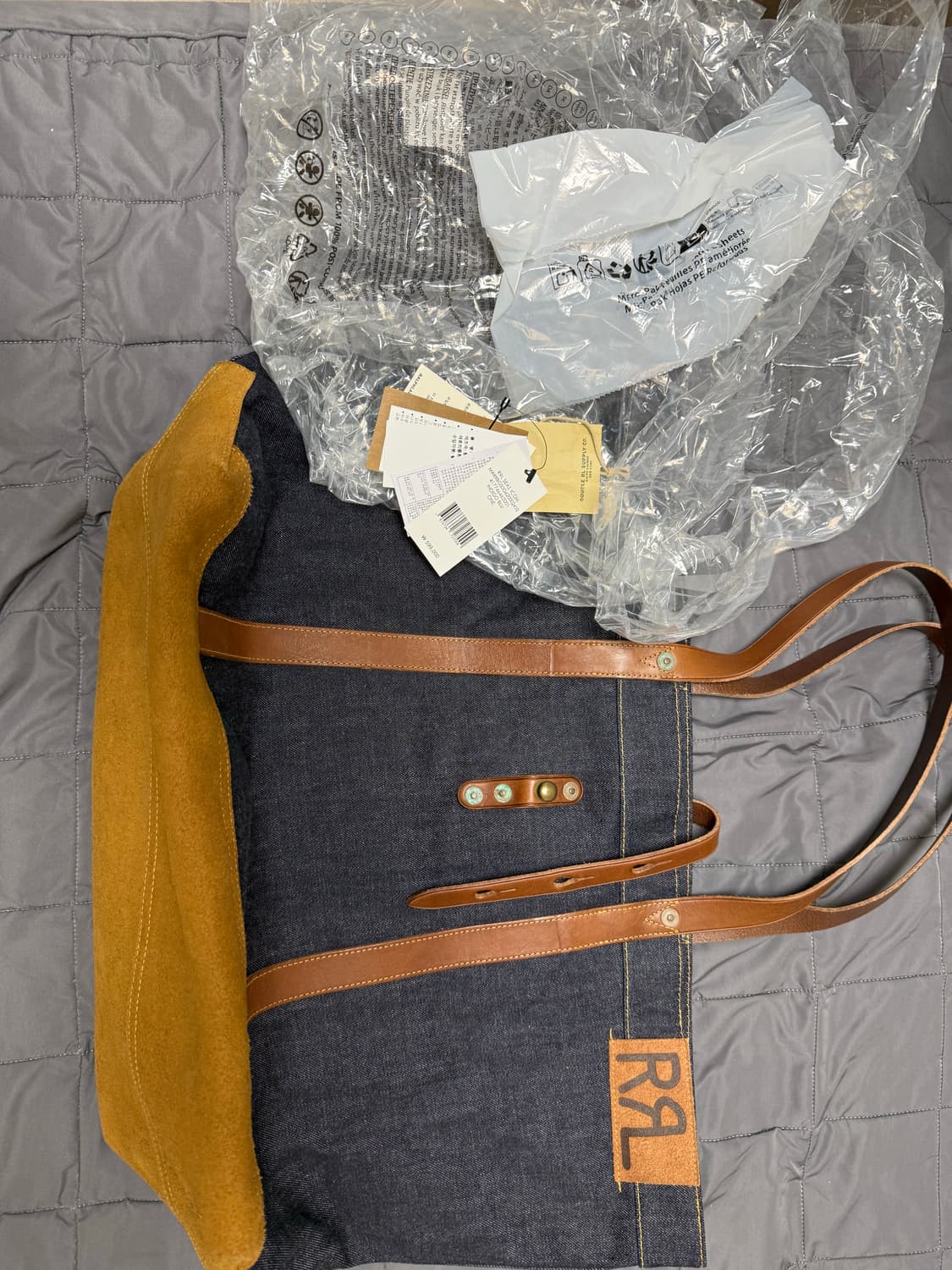 RRL 데님 토트백 상품이미지6