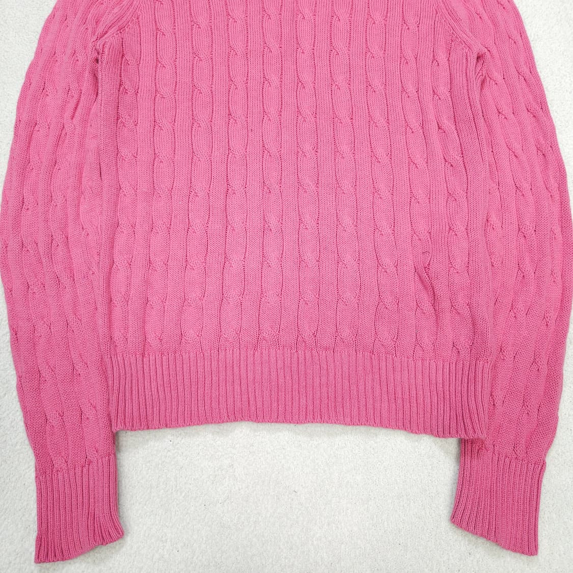 폴로 랄프 로렌 신형 코튼 케이블 니트 M 상품이미지3