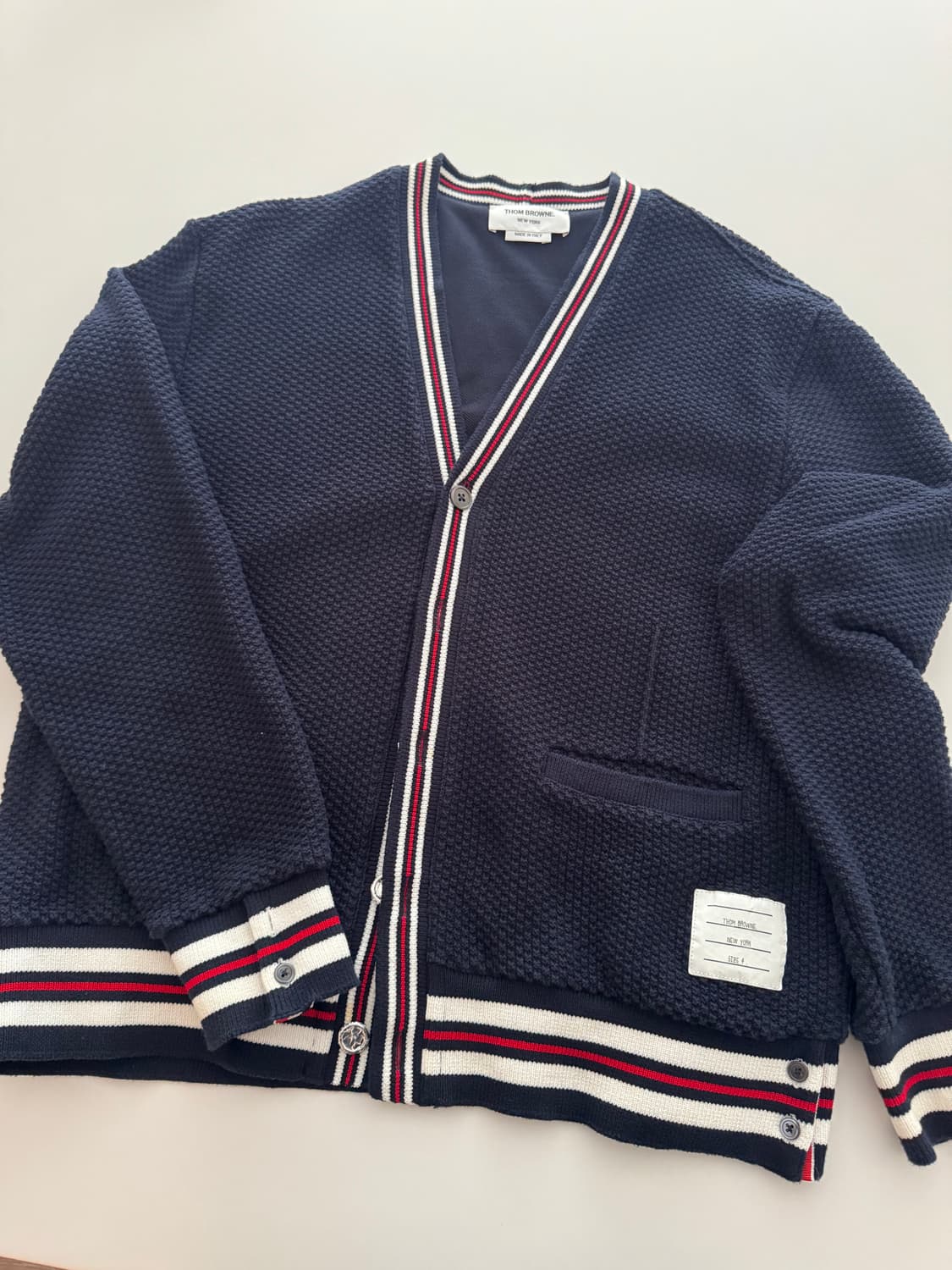 Thom Browne 네이비 가디건 상품이미지1