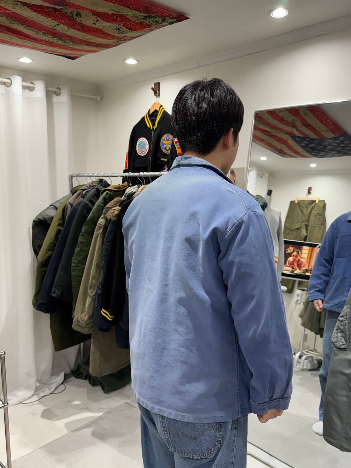 빈티지 프렌치 워크 자켓 상품이미지7