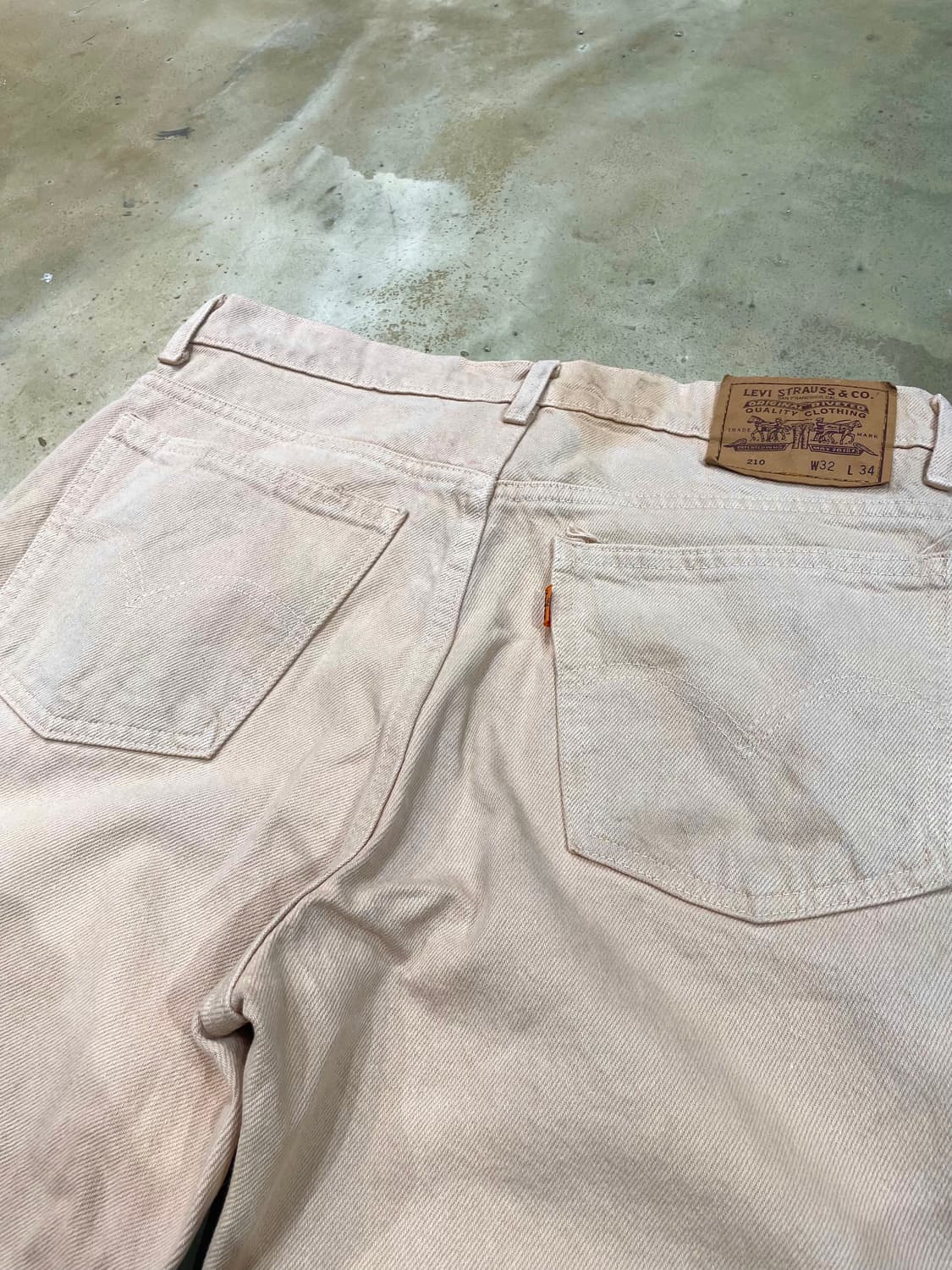 Levi‘s 210 Orange Tab Denim  상품이미지6