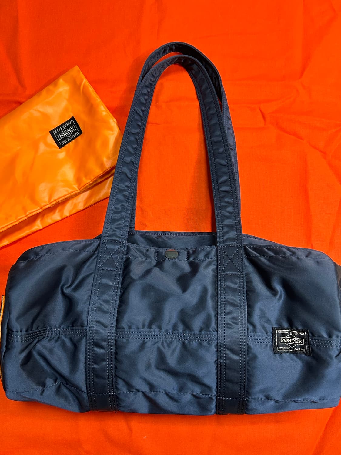 신형) 요시다포터 탱커 더플백 아이언블루L 상품이미지2