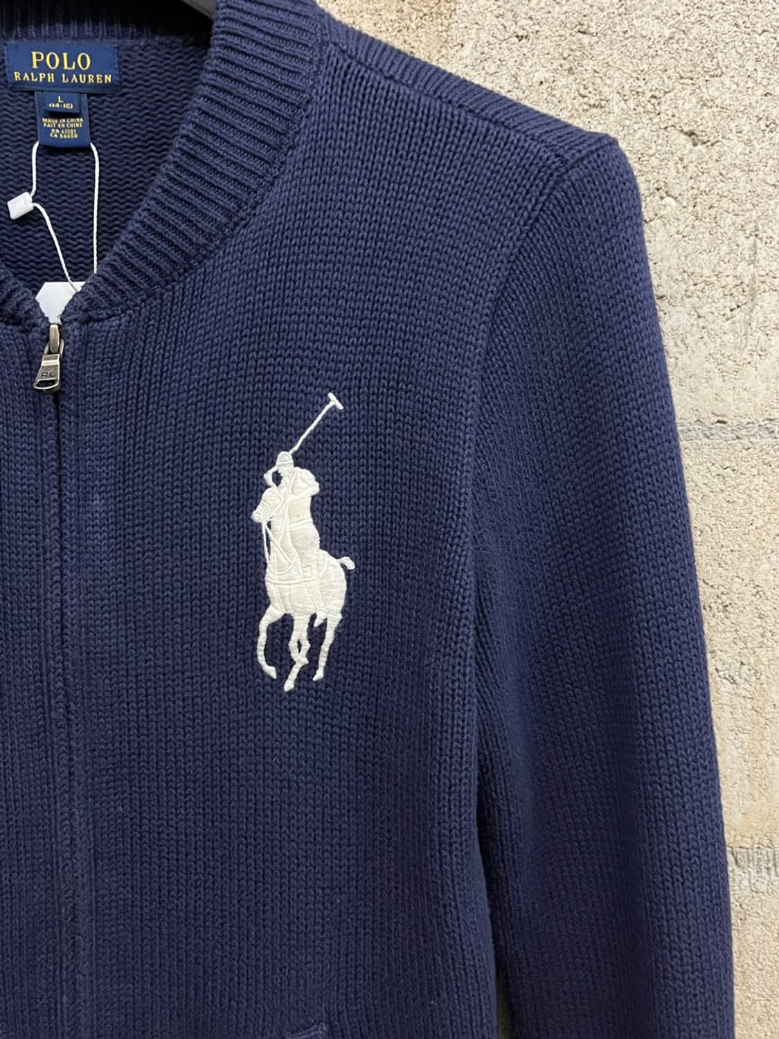 폴로 랄프 로렌 빅 포니 니트 집업 상품이미지4