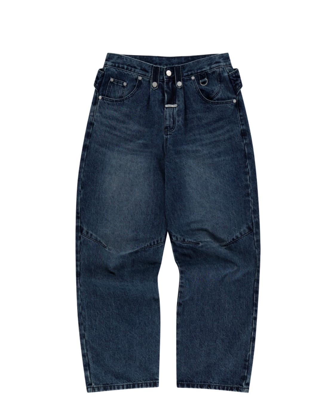 더바이닐하우스 커브드 데님 팬츠 블루 CURVED DENIM PANTS 상품이미지1