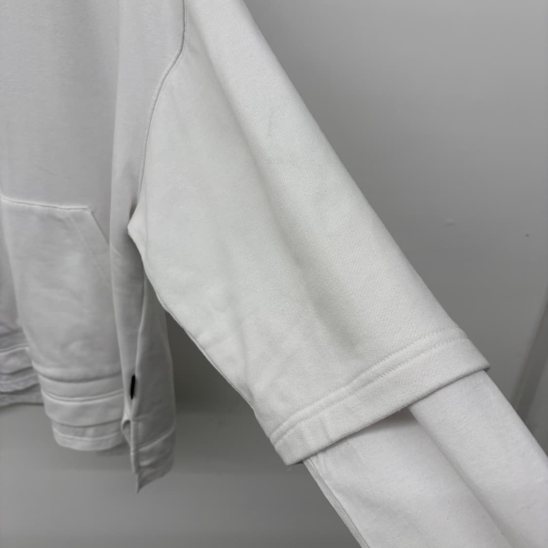 캉골 화이트 후드티 남L 상품이미지3