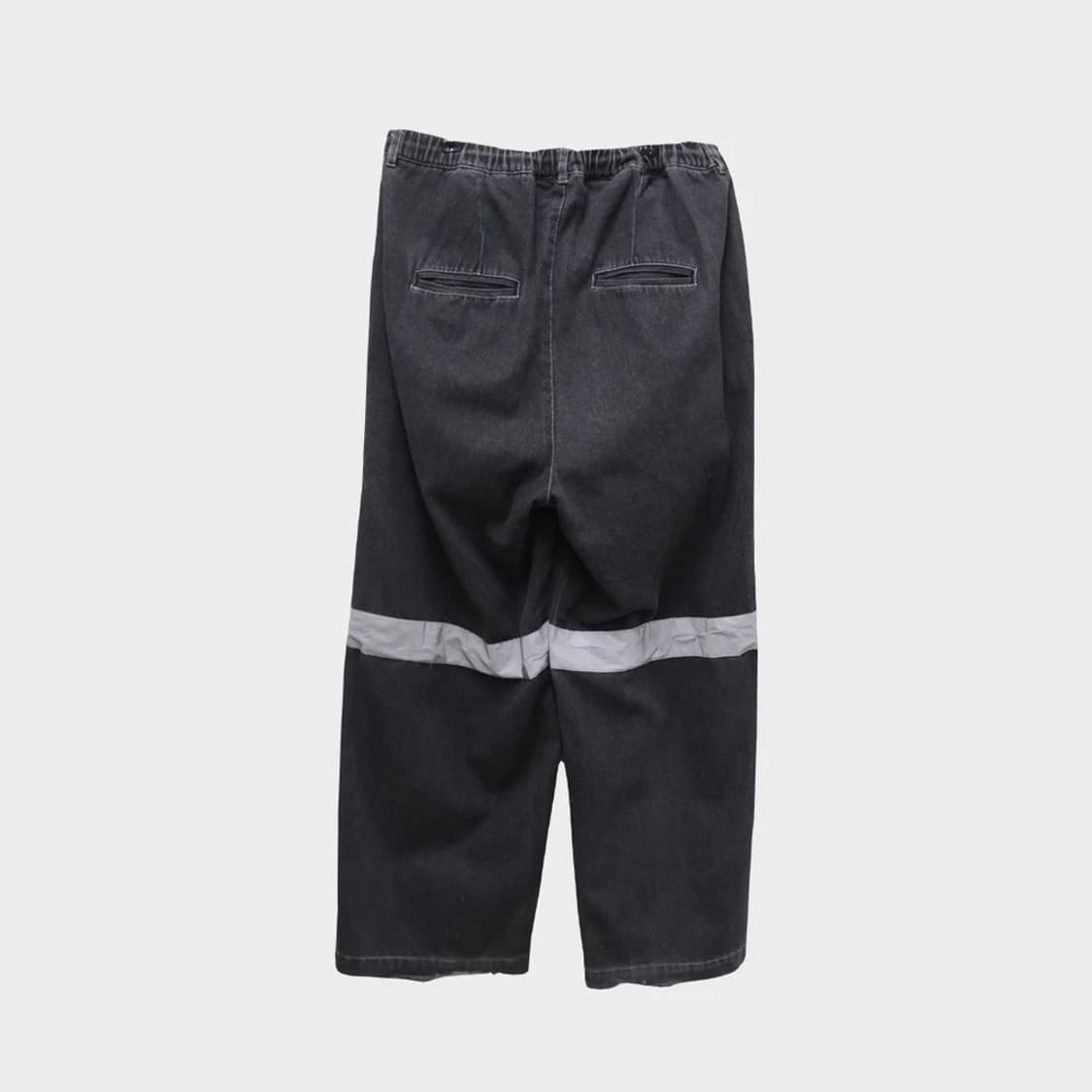 반광 포인트 흑청 데님 팬츠 61714 상품이미지2