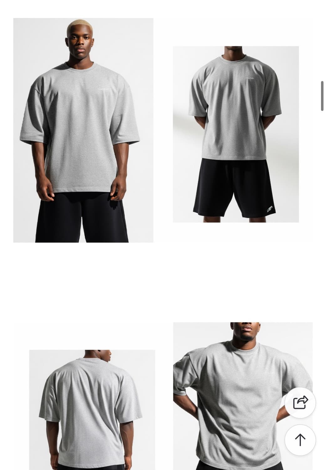 어덜트온리 오버핏 반팔 헬스 티셔츠 L 완전 새제품 상품이미지2