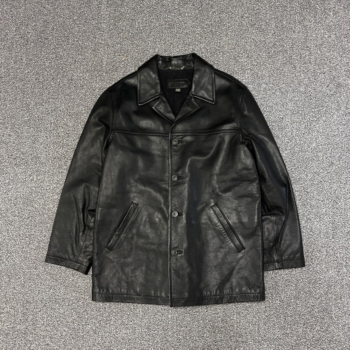 제이크루 레더 카코트 가죽자켓 상품이미지1