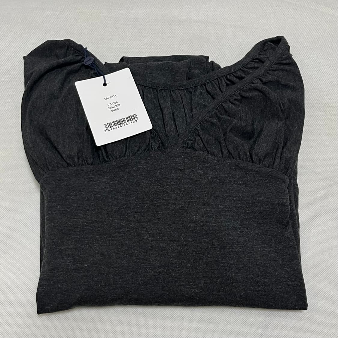 [S]팔로마울 Tapioca 모달 롱 슬리브리스 탑 상품이미지4