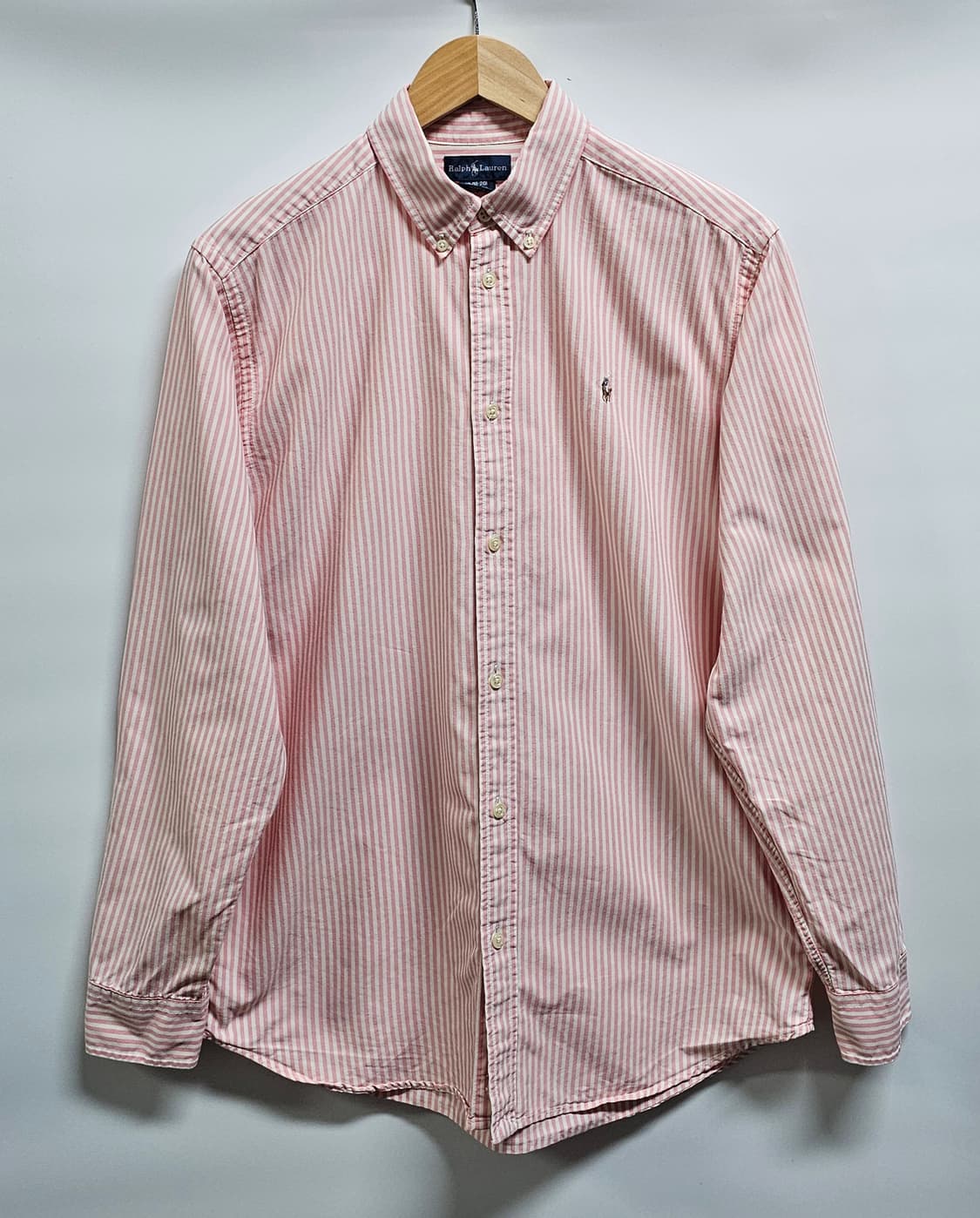 폴로 랄프로렌 스트라이프 셔츠 보이즈XL 성인M 상품이미지1