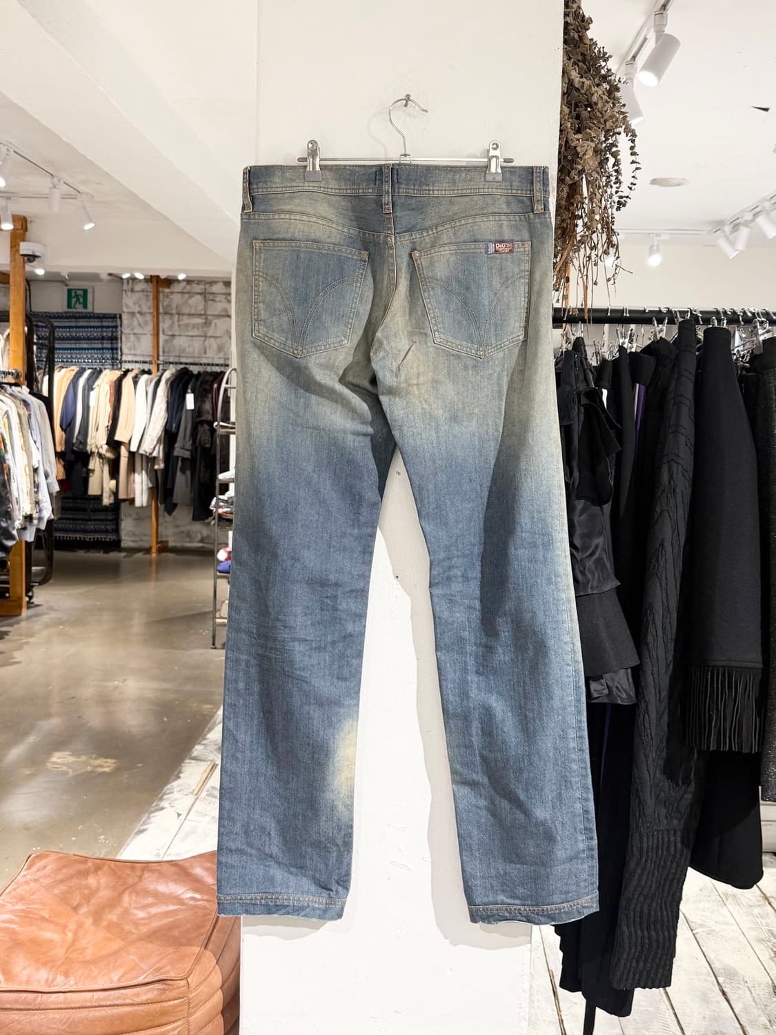 돌체 앤 가바나 빈티지 워싱 데님 팬츠 상품이미지4