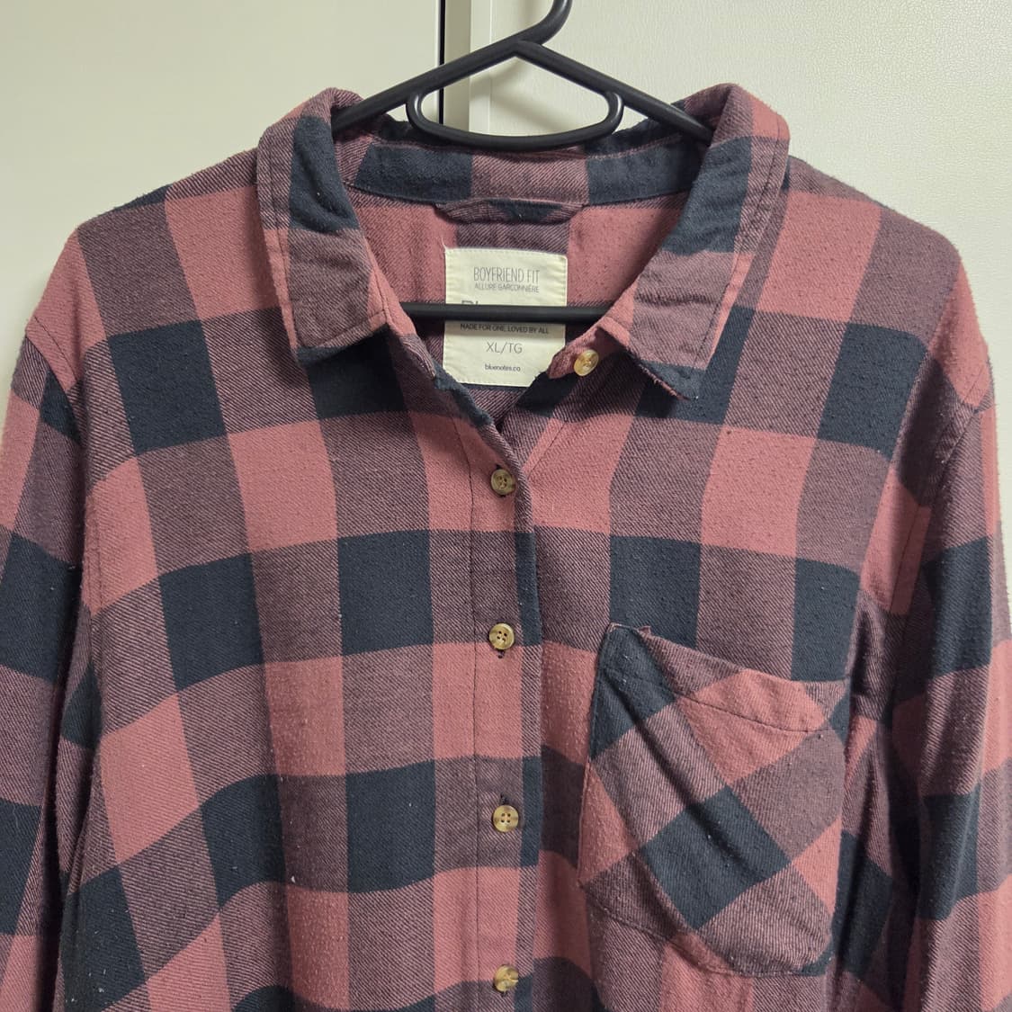 Bluenotes 캐나다 플란넬 체크셔츠 L(100) 상품이미지2