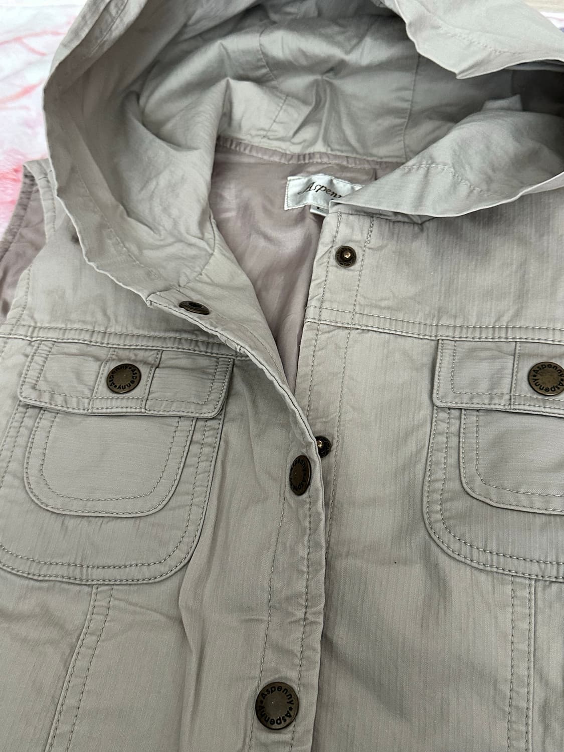 빈티지 와투케 롱 자켓 슬리브리스 상품이미지3