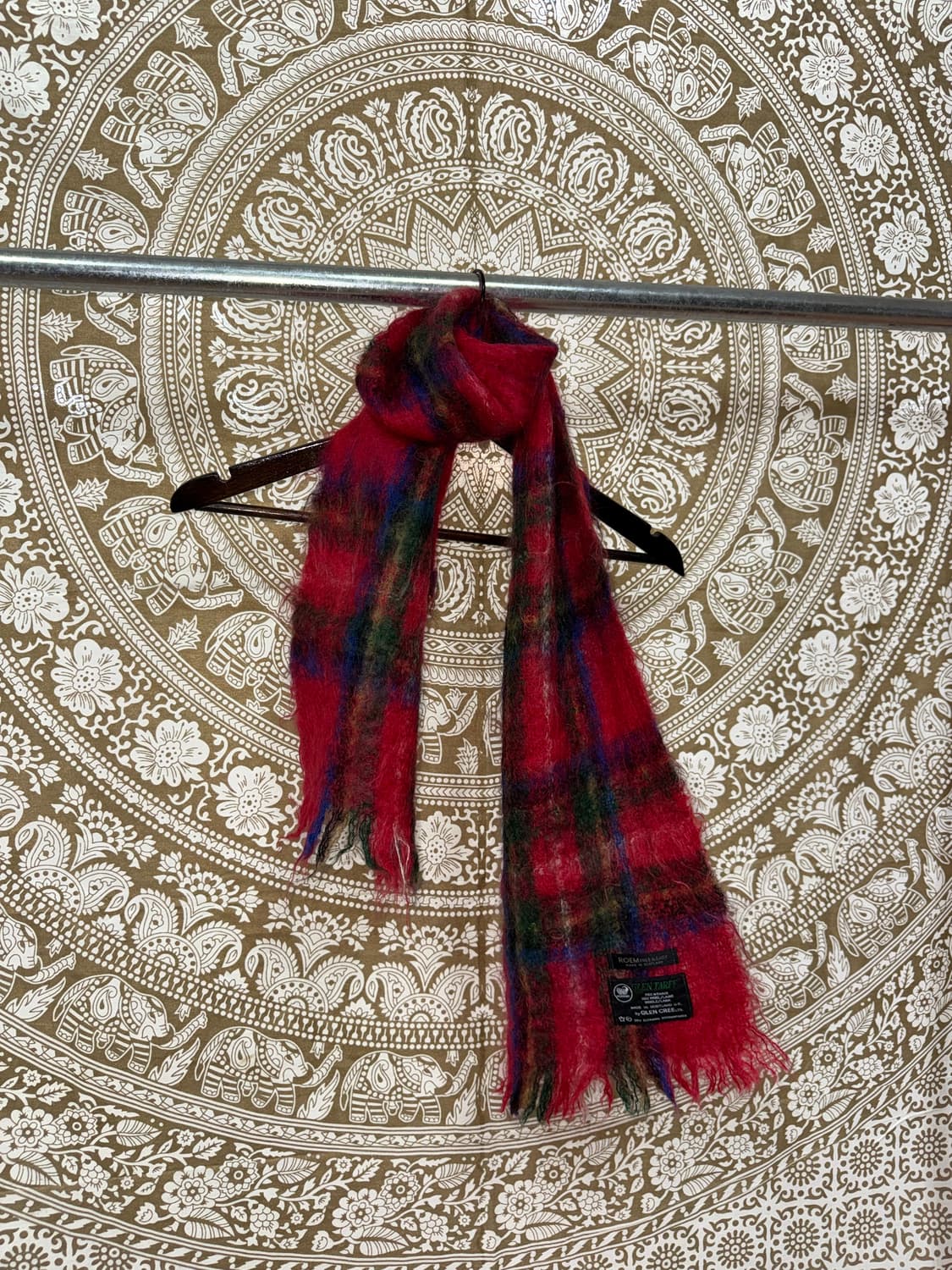 로엠 스코틀랜드산 울 체크 머플러 목도리  상품이미지3