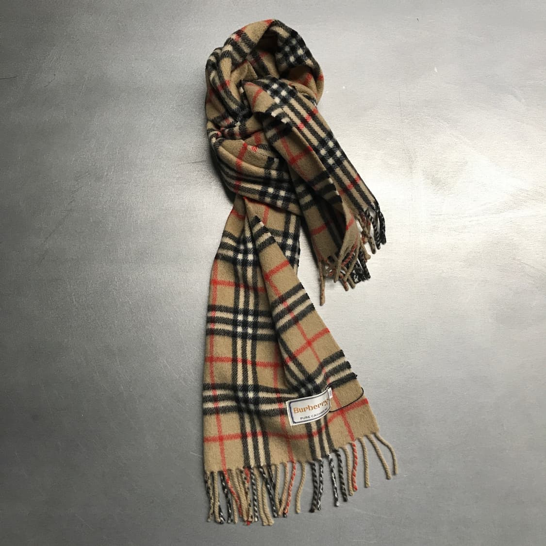 버버리 정품 캐시미어 머플러 베이지 상품이미지1