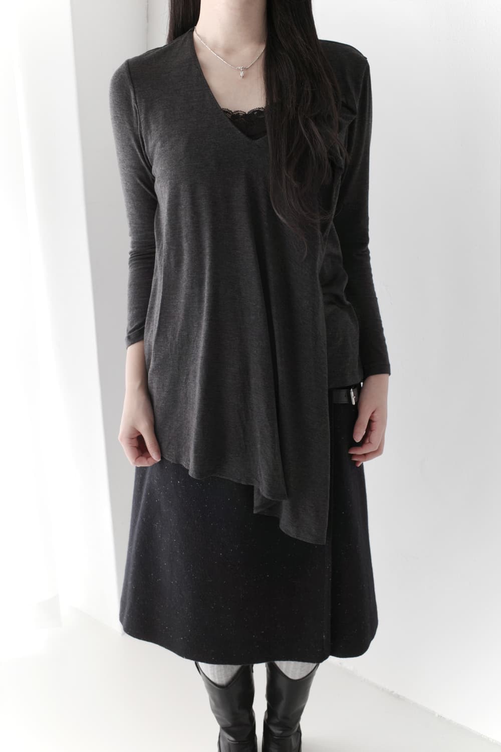 hiroko koshino) unbalanced T 상품이미지6