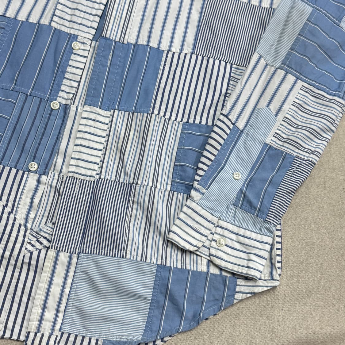 폴로랄프로렌 빈티지 클래식 패치워크 셔츠 M 상품이미지3