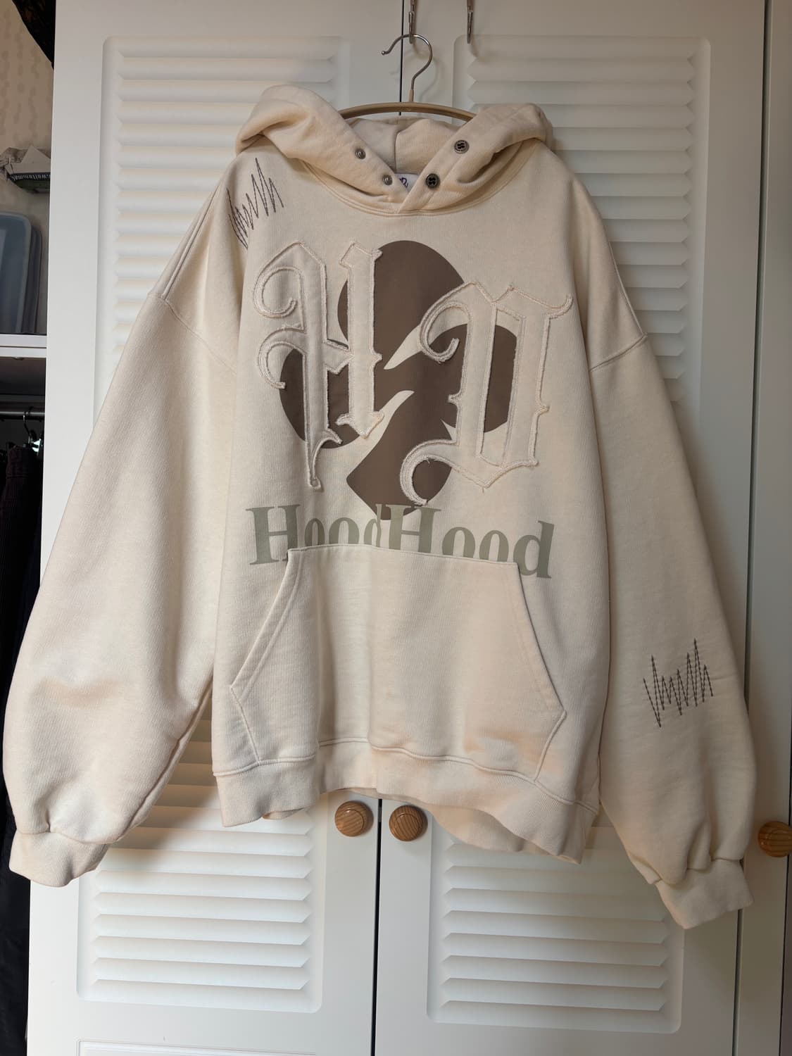 후드후드 HD 아플리케 시리즈 스티치 후드 상품이미지2