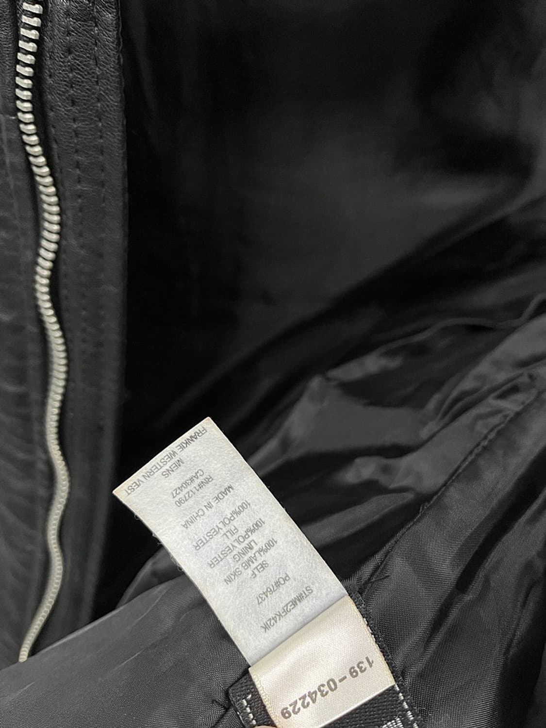 95-100) 트루릴리젼 양가죽 패딩조끼 상품이미지7