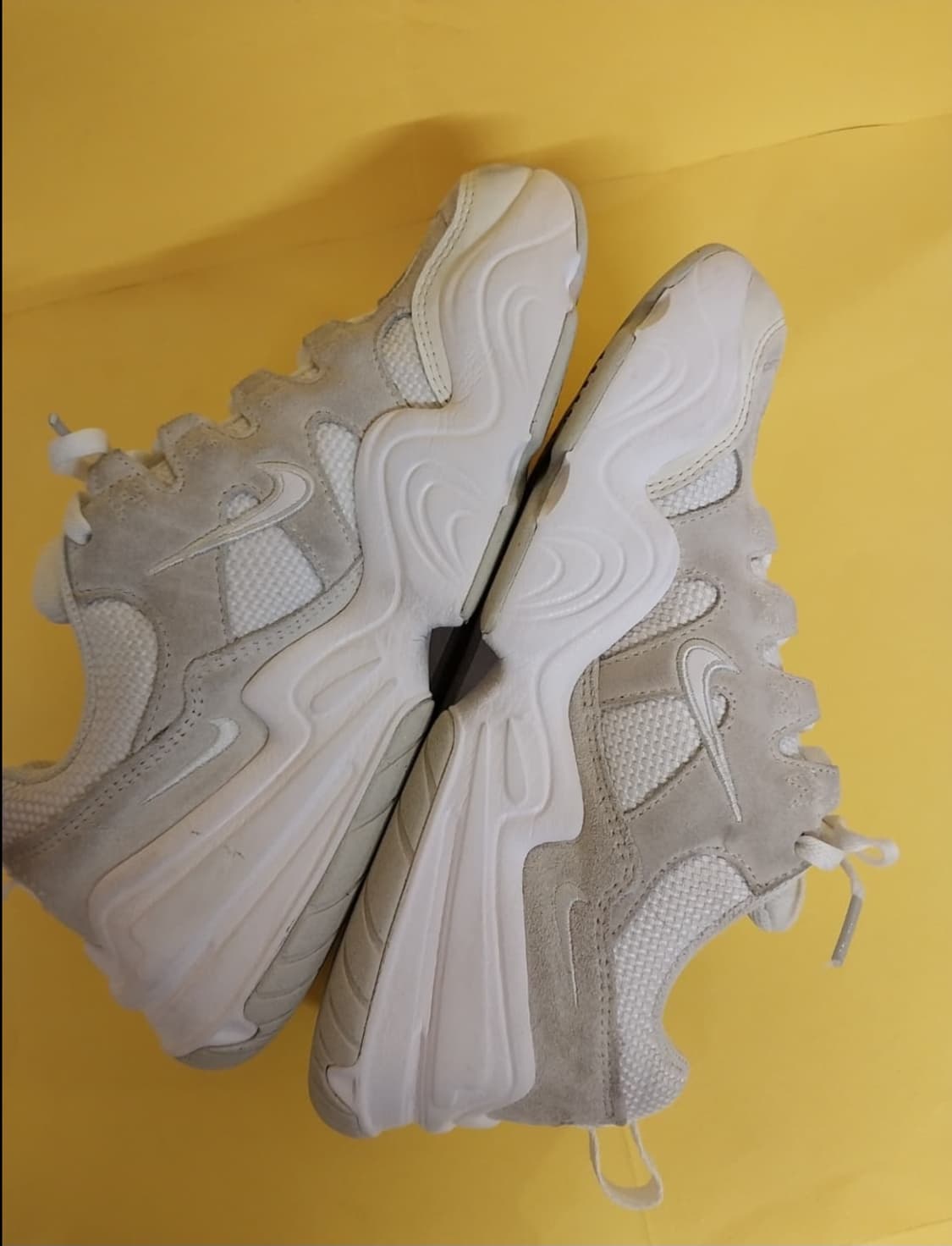 여성 나이키 테크 헤라 화이트 런닝화, 운동화 (235) 상품이미지7