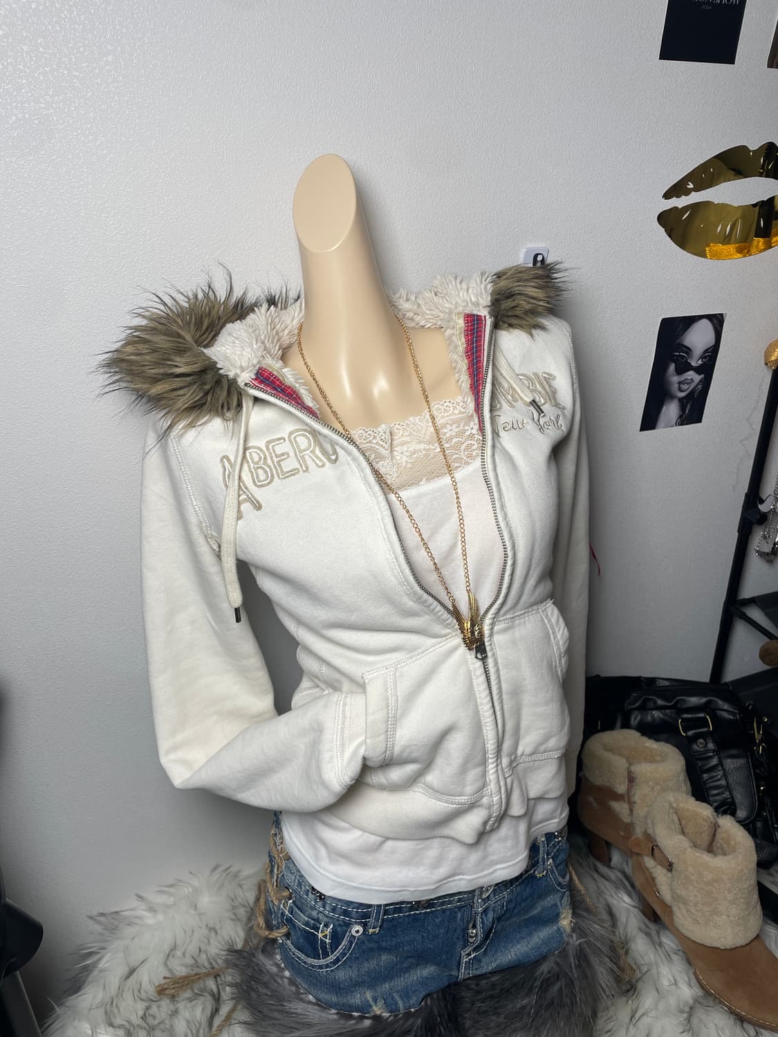 Abecrombie 울프죠 후드집업 상품이미지2