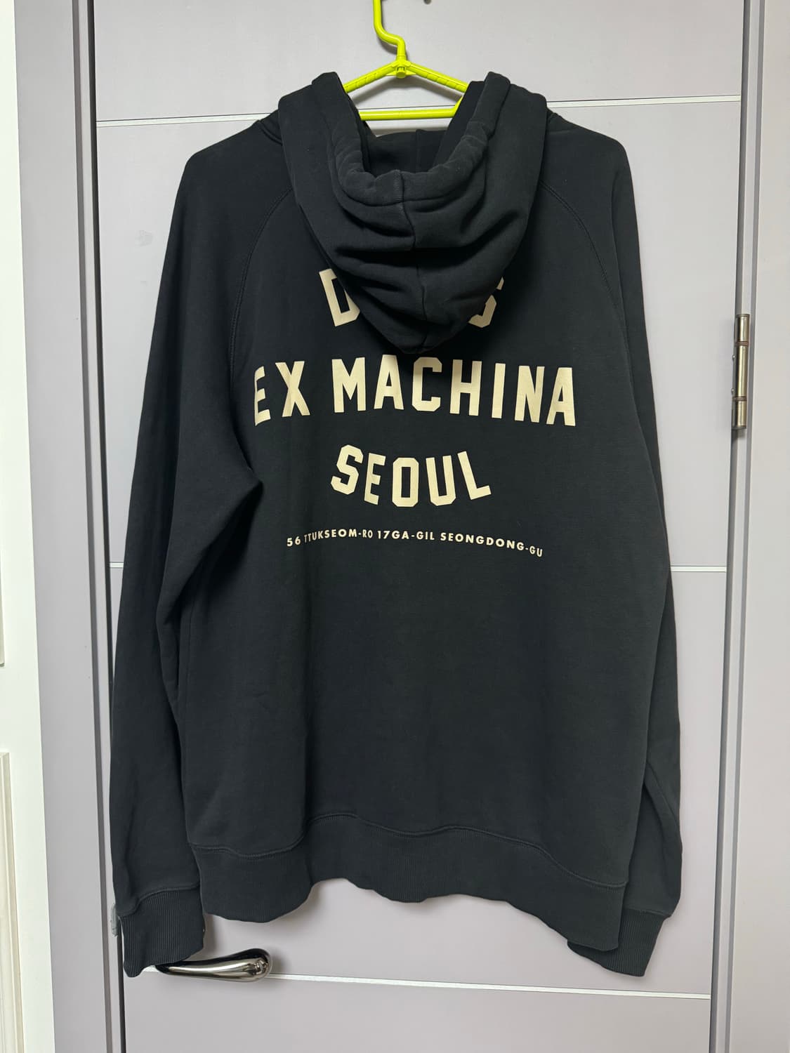 데우스 엑스 마키나 서울 후드티 XL 블랙 민트급 상품이미지4