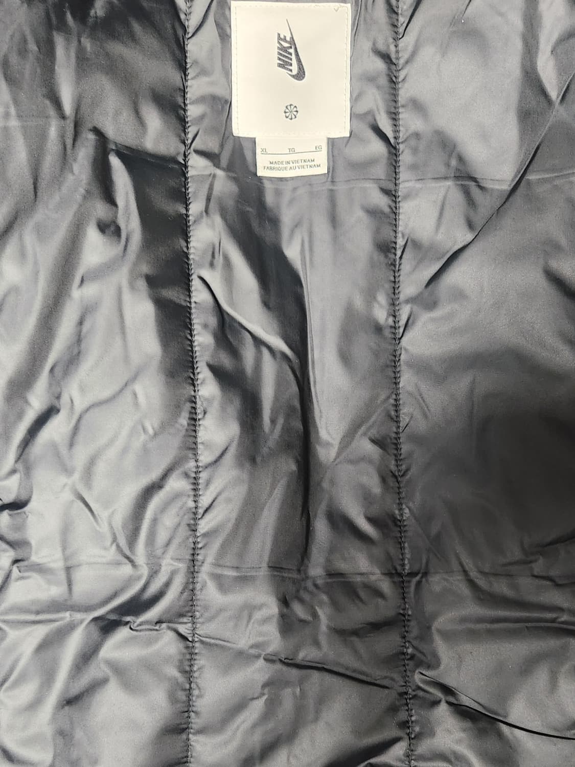 나이키 솔로 스우시 경량 패딩 푸퍼 바람막이 후드 자켓 XL 상품이미지5