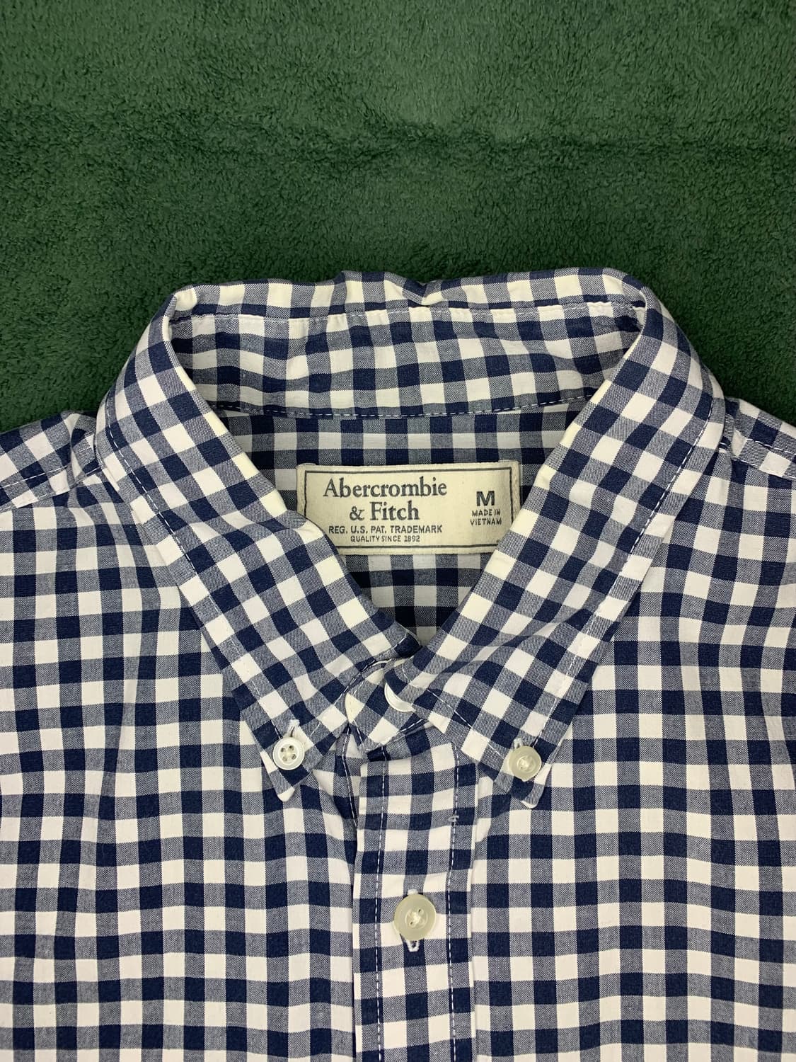 아베크롬비 깅엄체크 남방 상품이미지2