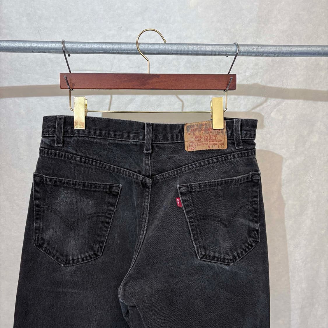 90년대 리바이스 550 블랙 릴렉스lj160 상품이미지5