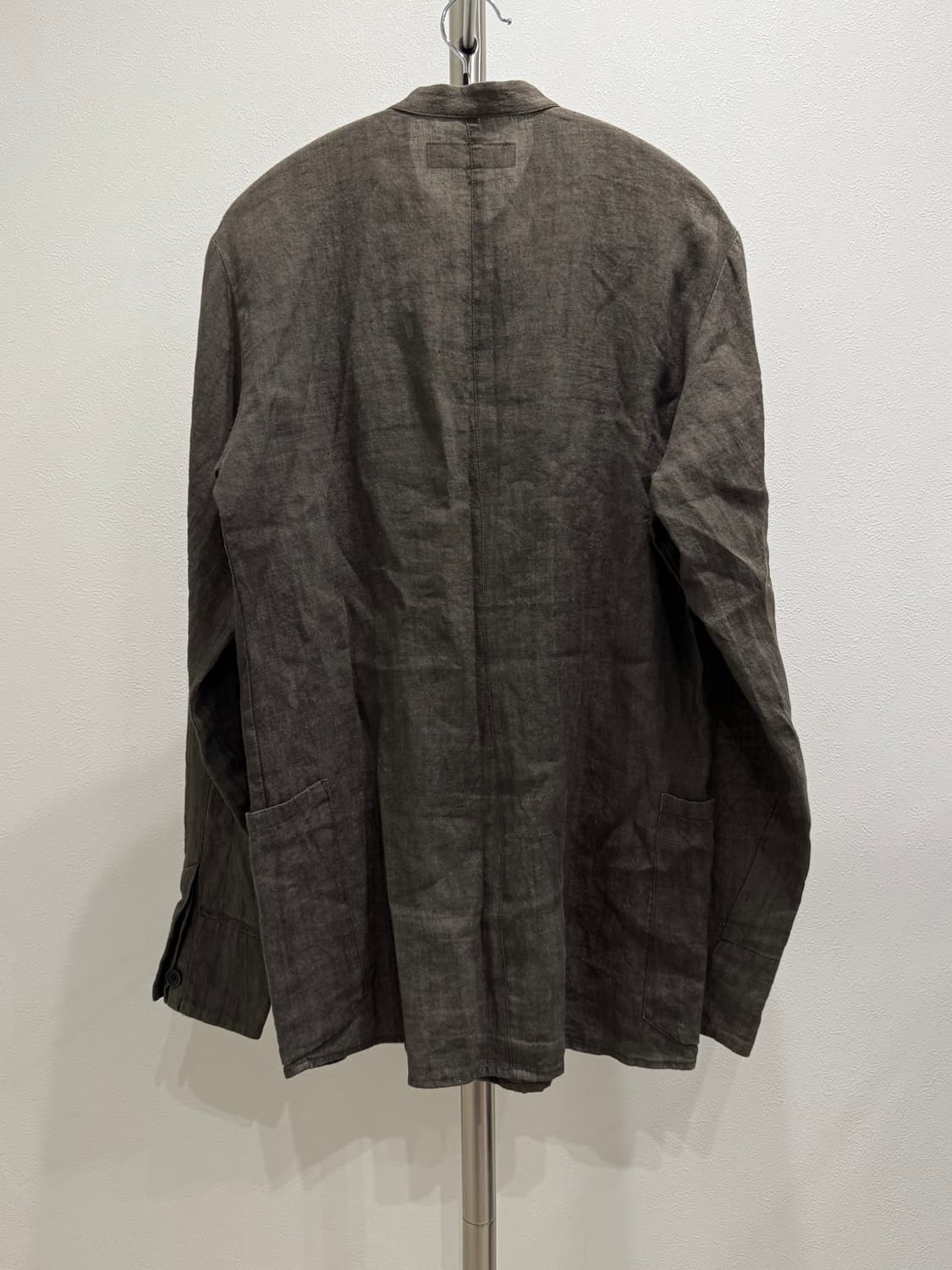 Hannibal 린넨 논카라 셔츠 상품이미지4