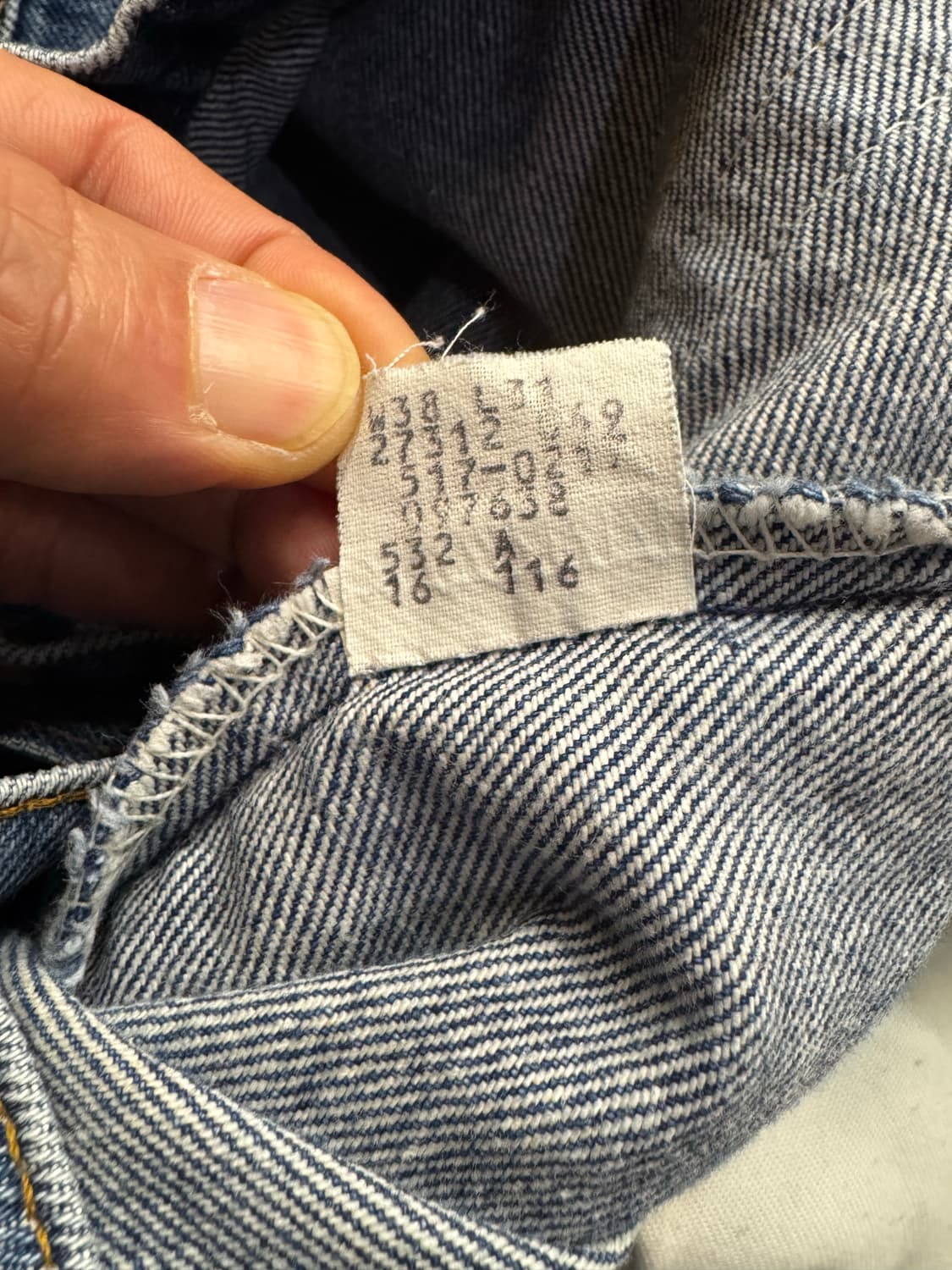 80s 리바이스 517 부츠컷 데님팬츠 usa 상품이미지4