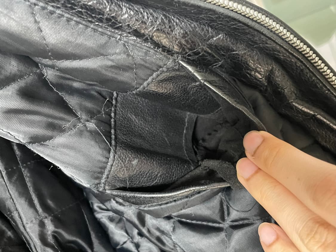 올드갭 90s 레더 자켓 상품이미지5