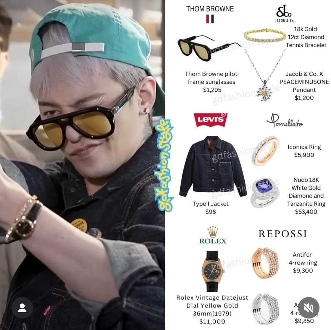 톰브라운 GD 지드래곤 선글라스 안경 상품이미지2