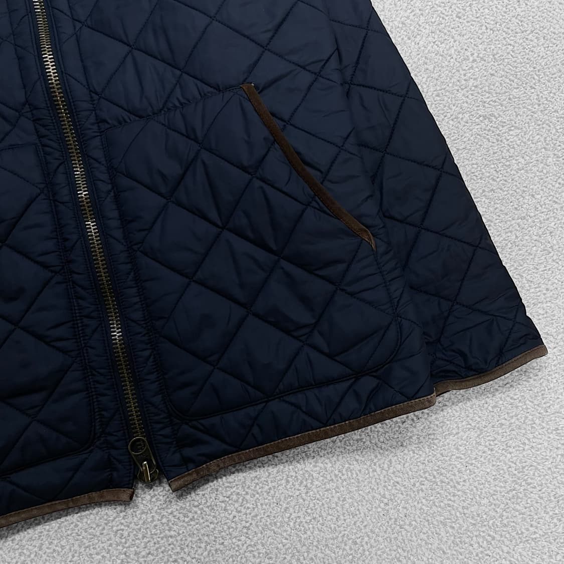 폴로 랄프로렌 투웨이 다이아몬드 퀄팅 자켓 네이비 상품이미지3