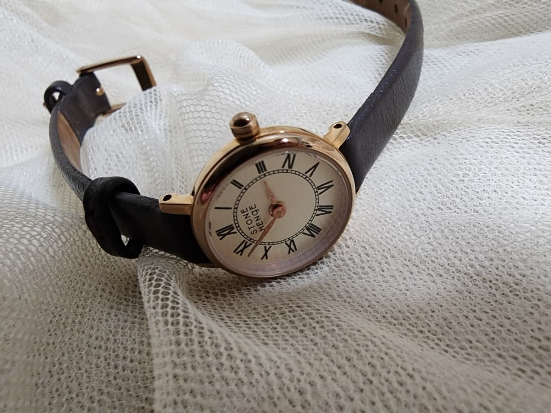 스톤헨지 가죽 시계 Roman Dial 여성용 상품이미지7