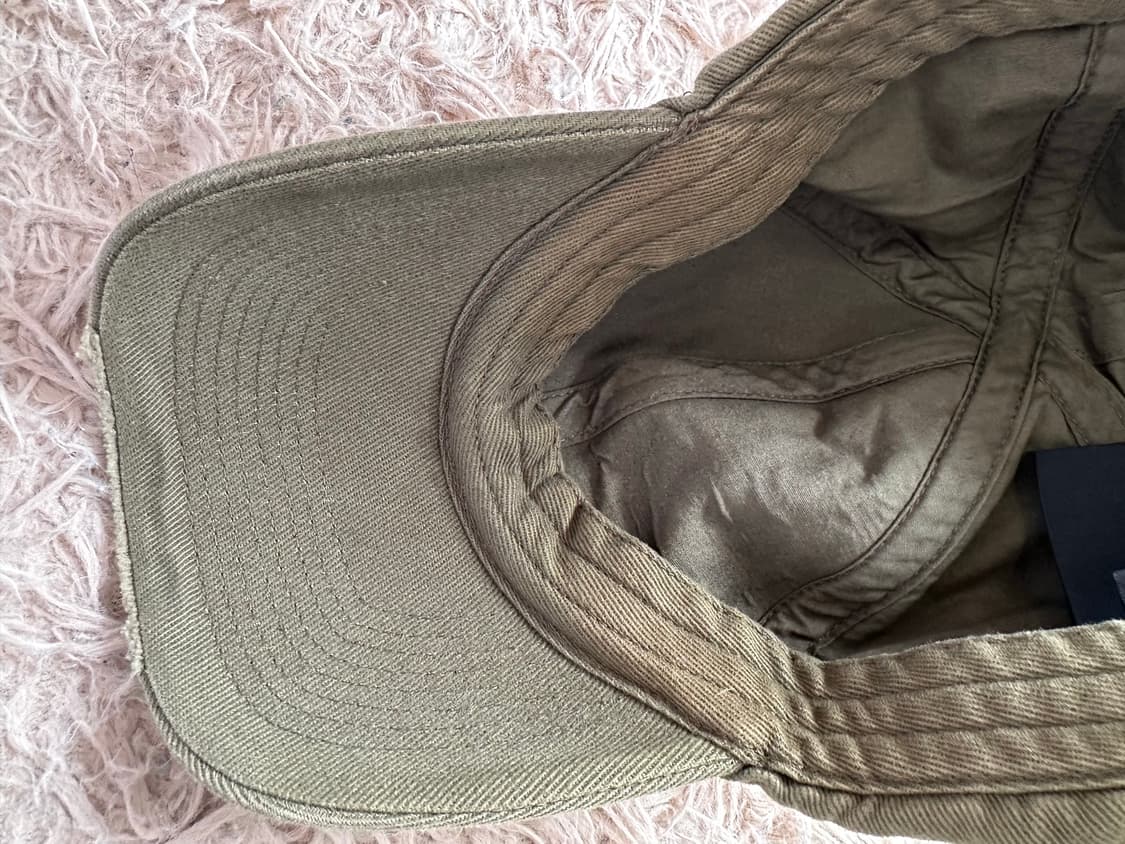 발렌시아가 디스트로이드 볼캡 카키 라지 상품이미지5