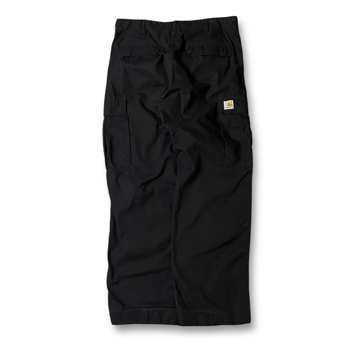 (34) 칼하트 블랙 카고 와이드 코튼 팬츠 상품이미지2
