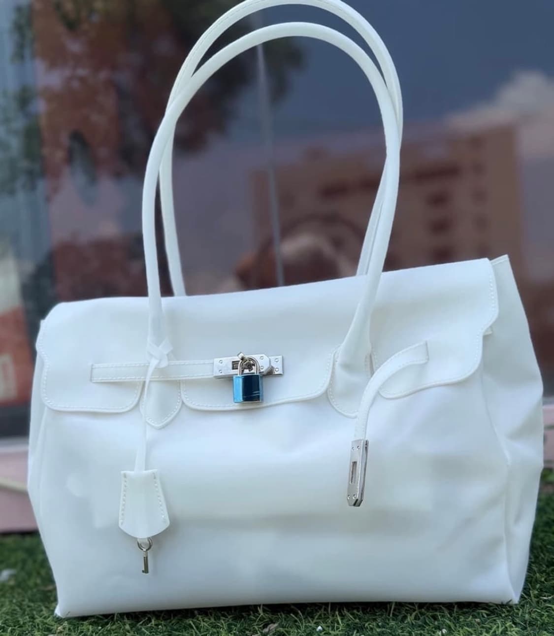 젤리버킨백/jelly firkin bag (cream white) 상품이미지1