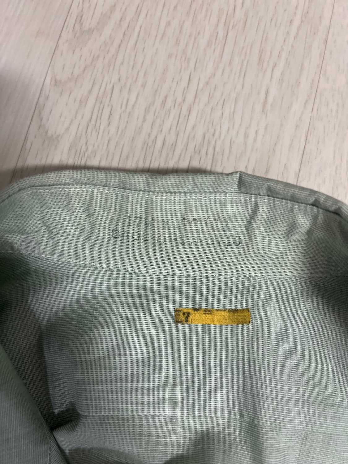 미군 샴브레이 셔츠 17 1/2 상품이미지3