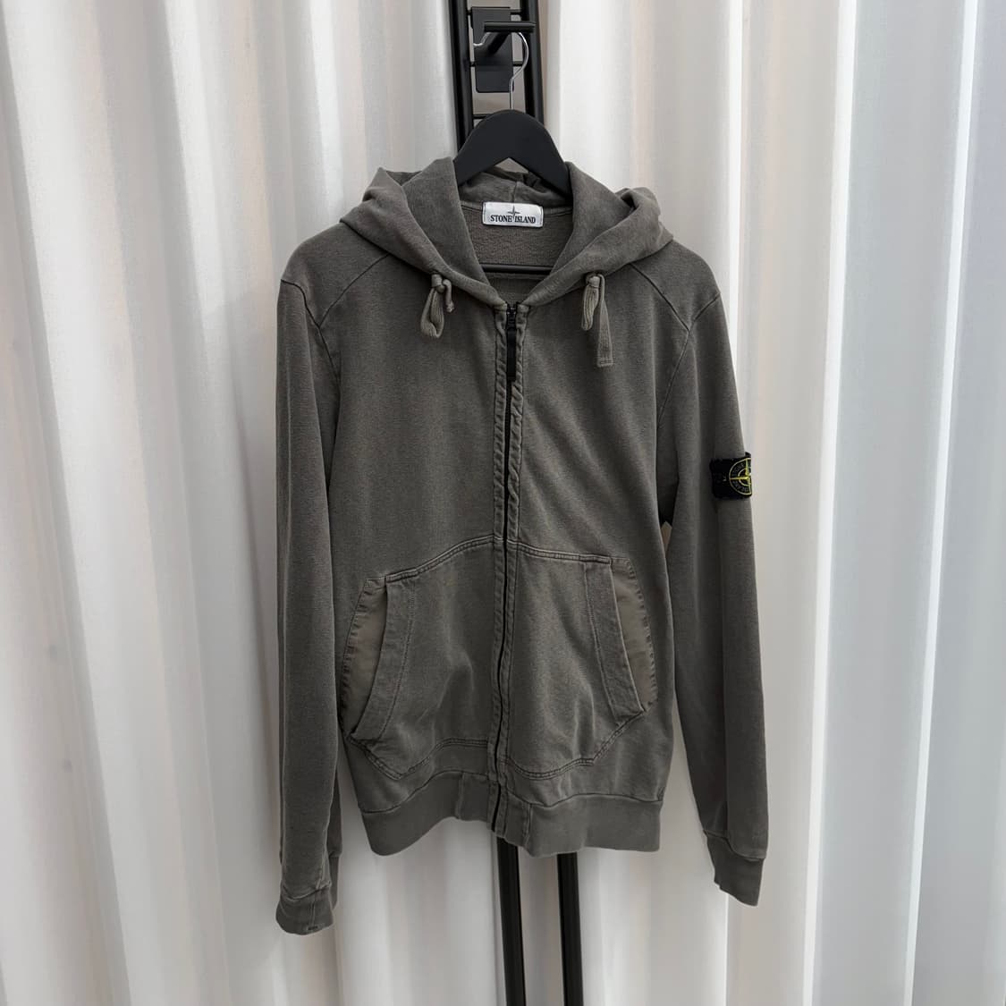 [백화점판/L] 스톤아일랜드 워싱 후드집업 상품이미지1