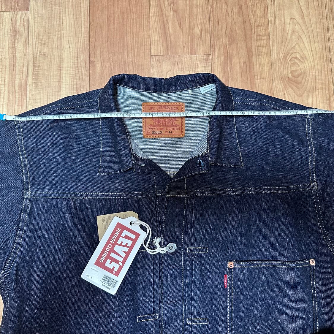 리바이스 LVC S506XX 대전판 44(XL)사이즈  1회소킹 상품이미지7