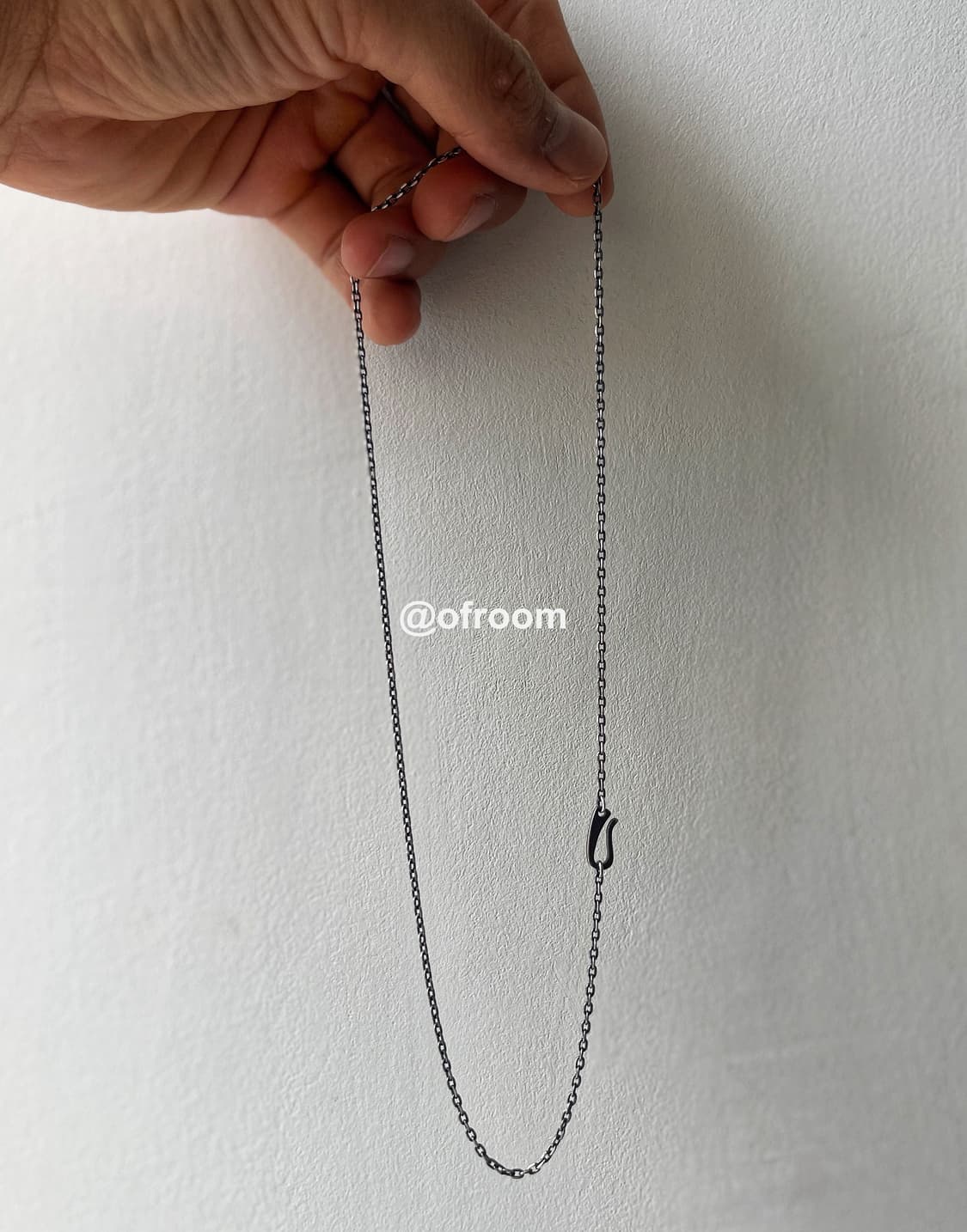 앤틱실버925 빈티지 노팬던트 훅 체인 목걸이 50cm 상품이미지5