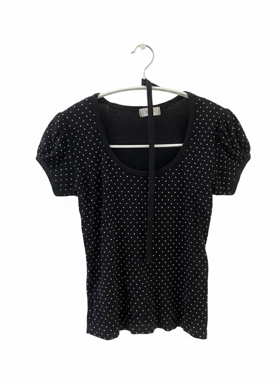 🦨도트 초커 반팔 퍼프 티셔츠🦨 상품이미지1