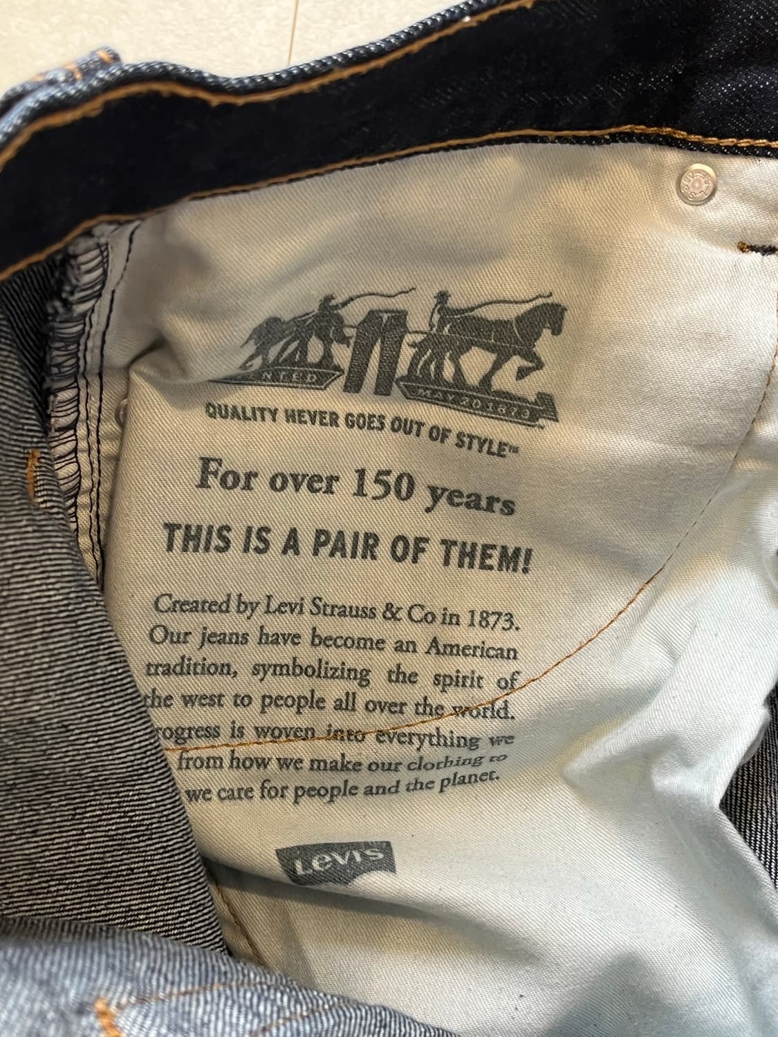 리바이스 550 34X32 상품이미지9