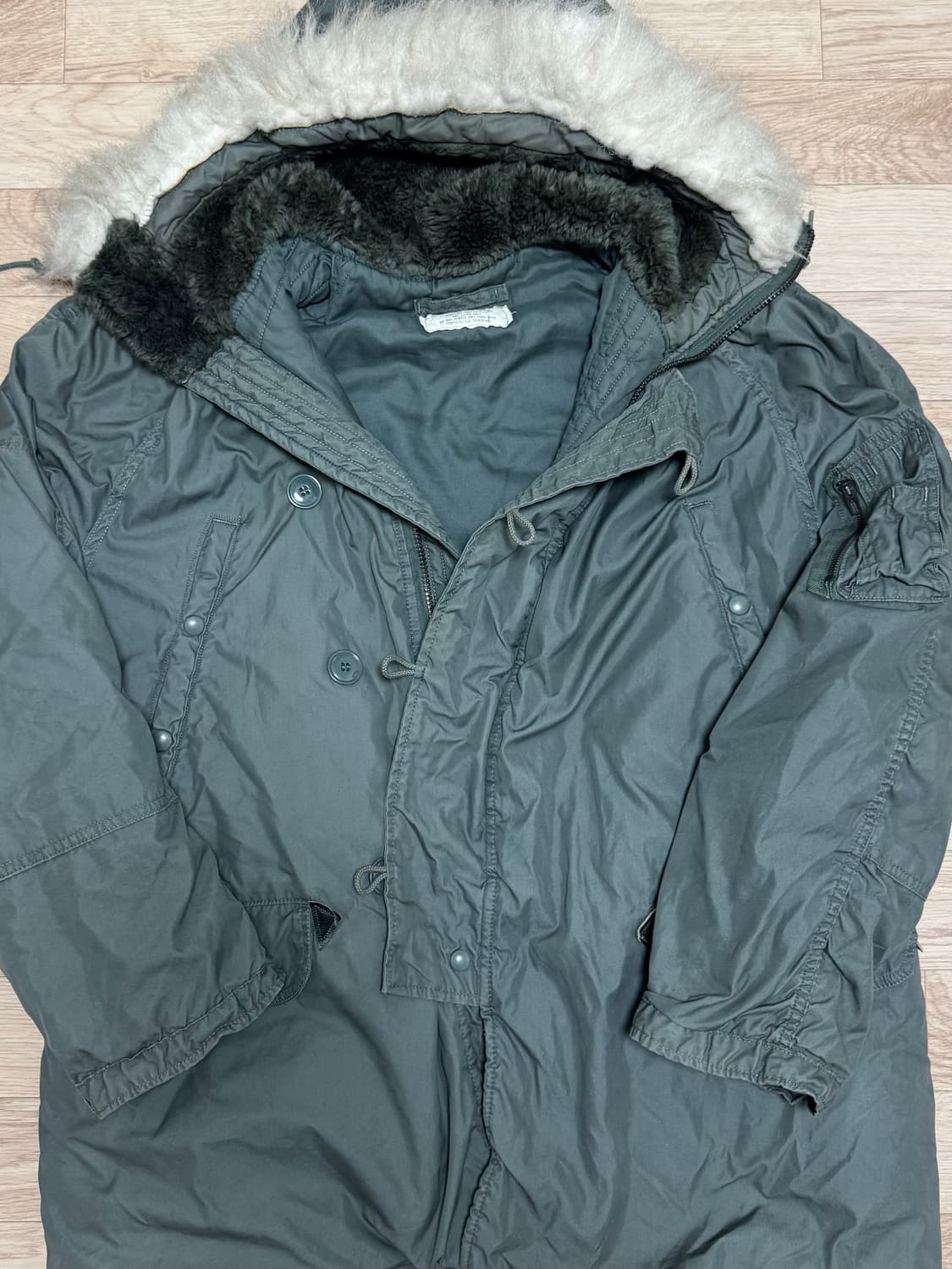 미군 오리지널 80’s 그린브리어 N3B 익스트림 야상 개파카 상품이미지3