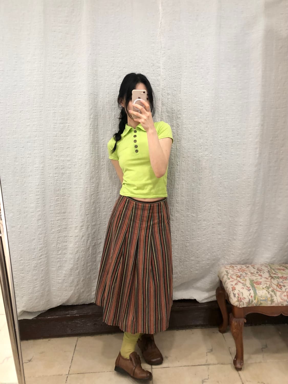 neon green top 상품이미지2