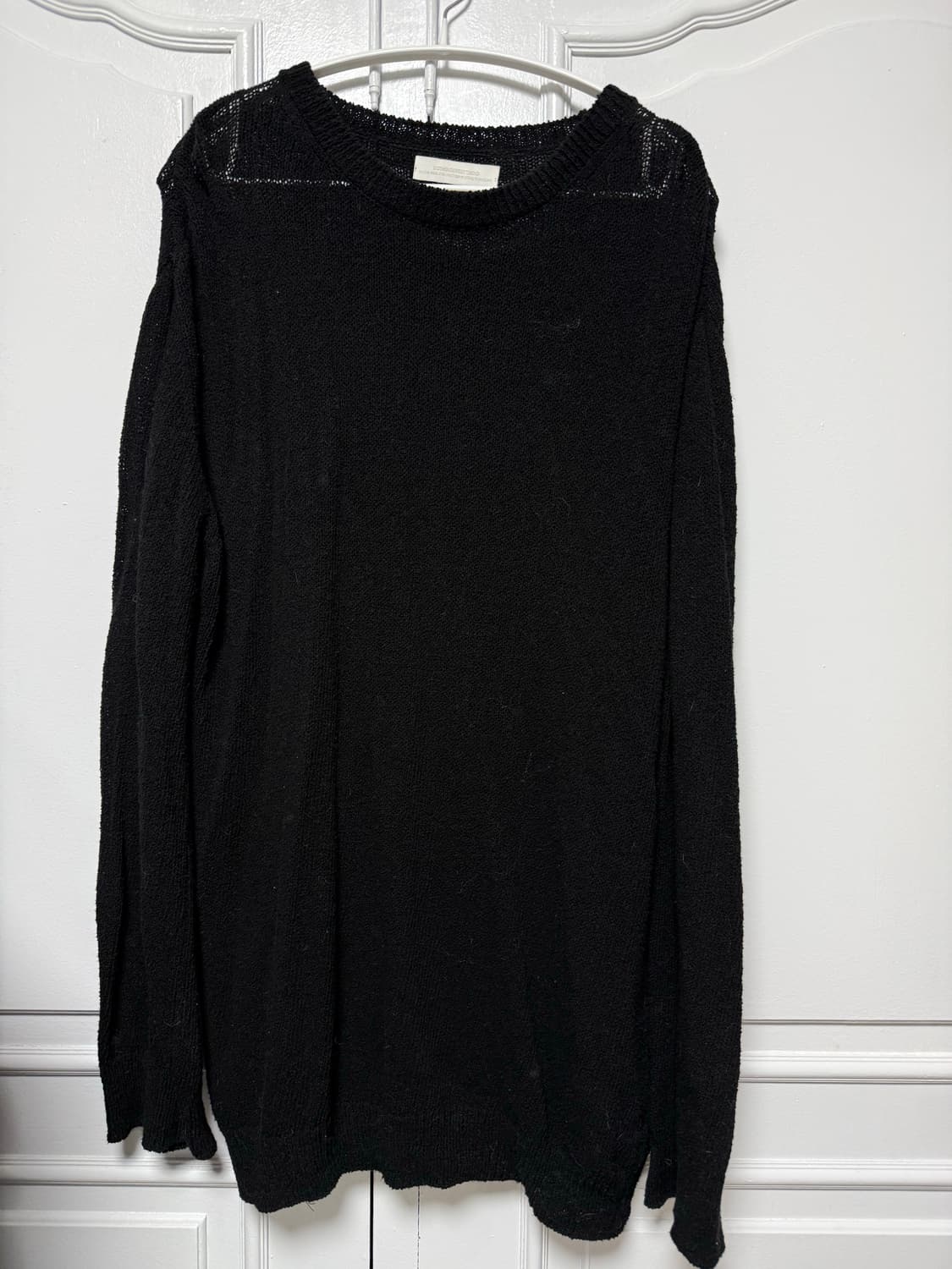 낫띵에브리띵/블랙니트/OS/간절기용니트 상품이미지1