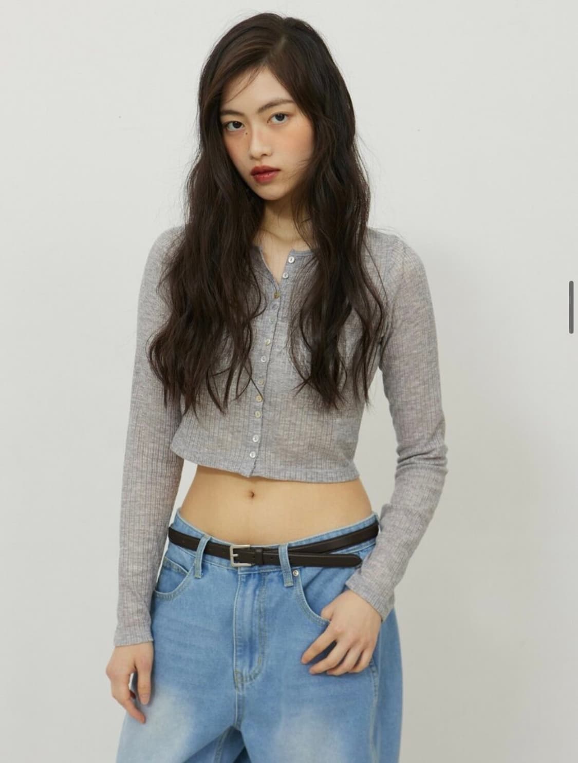 미치코런던 시어 크로셰 가디건 / 크롭 가디건 상품이미지2