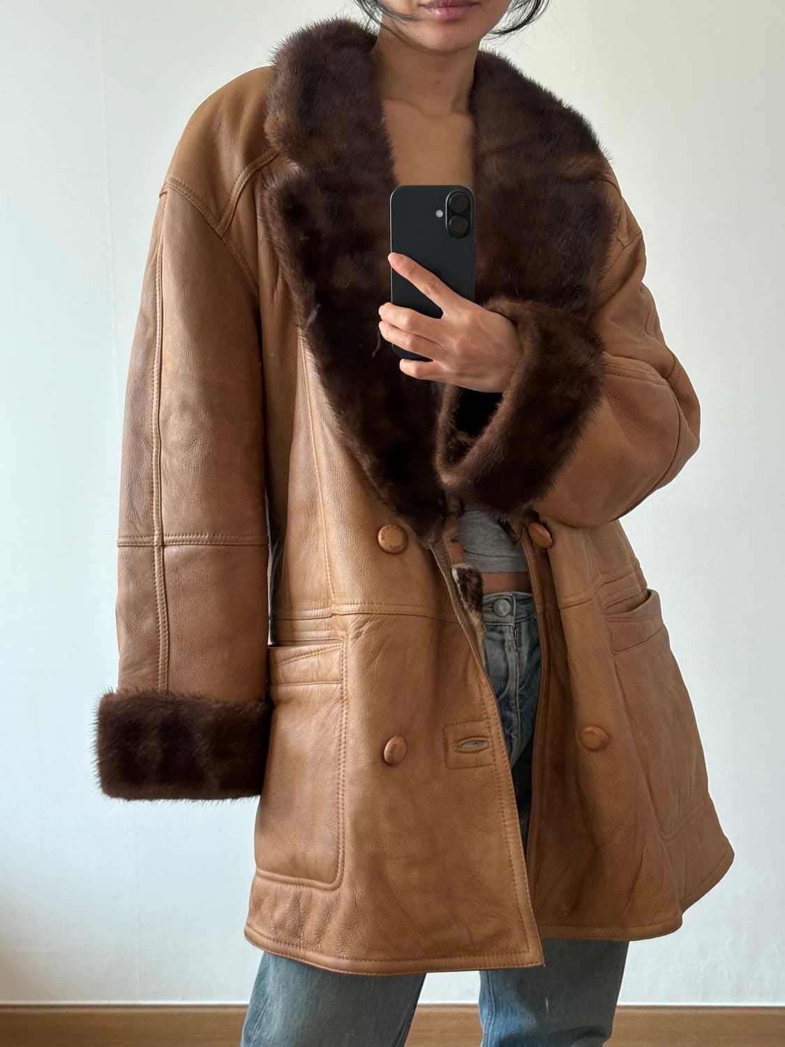 리얼 양털 무스탕  상품이미지4